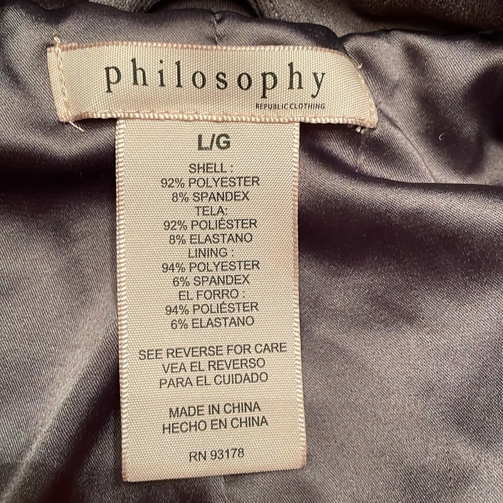 Philosophy Soft Jacket. Size Large. - image 7